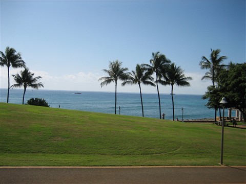 ハワイの海